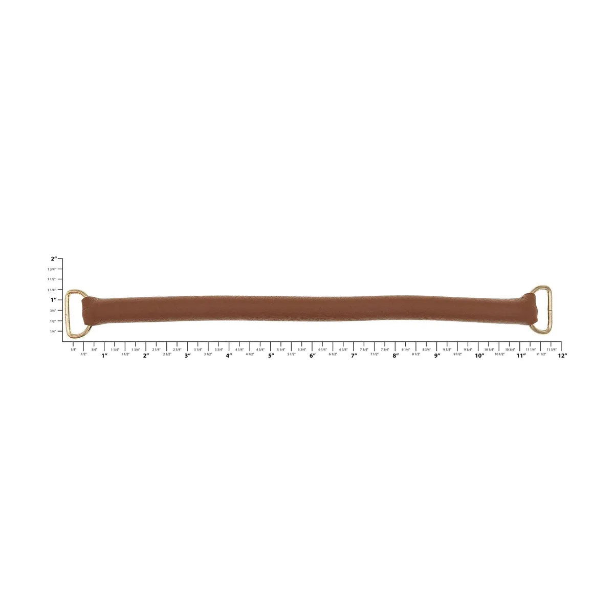10 1/2" LV Tan, Purse Handle, Leather, #L-3716-LVTAN