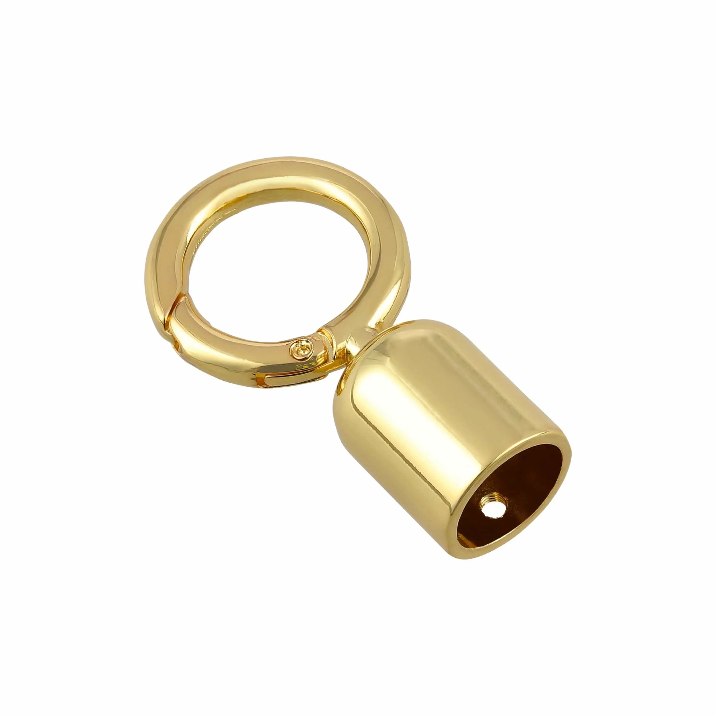1/2" Gold, Tassel Cover with Spring Gate, Zinc Alloy, #P-2969-GOLD