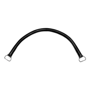 18" Black, Purse Handle with Brass Hardware, Leather, #L-1552-BLK