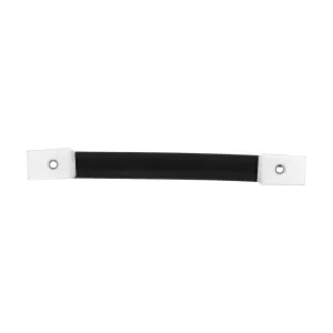 8" Black, Handle Handle Assembly with Nickel, Vinyl, #L-2786