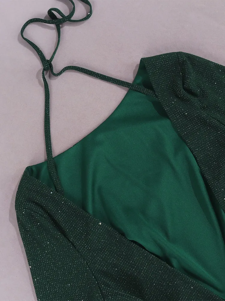 Aella Long Sleeve Sequin Dress
