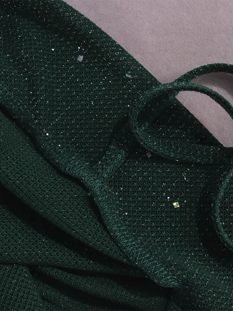 Aella Long Sleeve Sequin Dress
