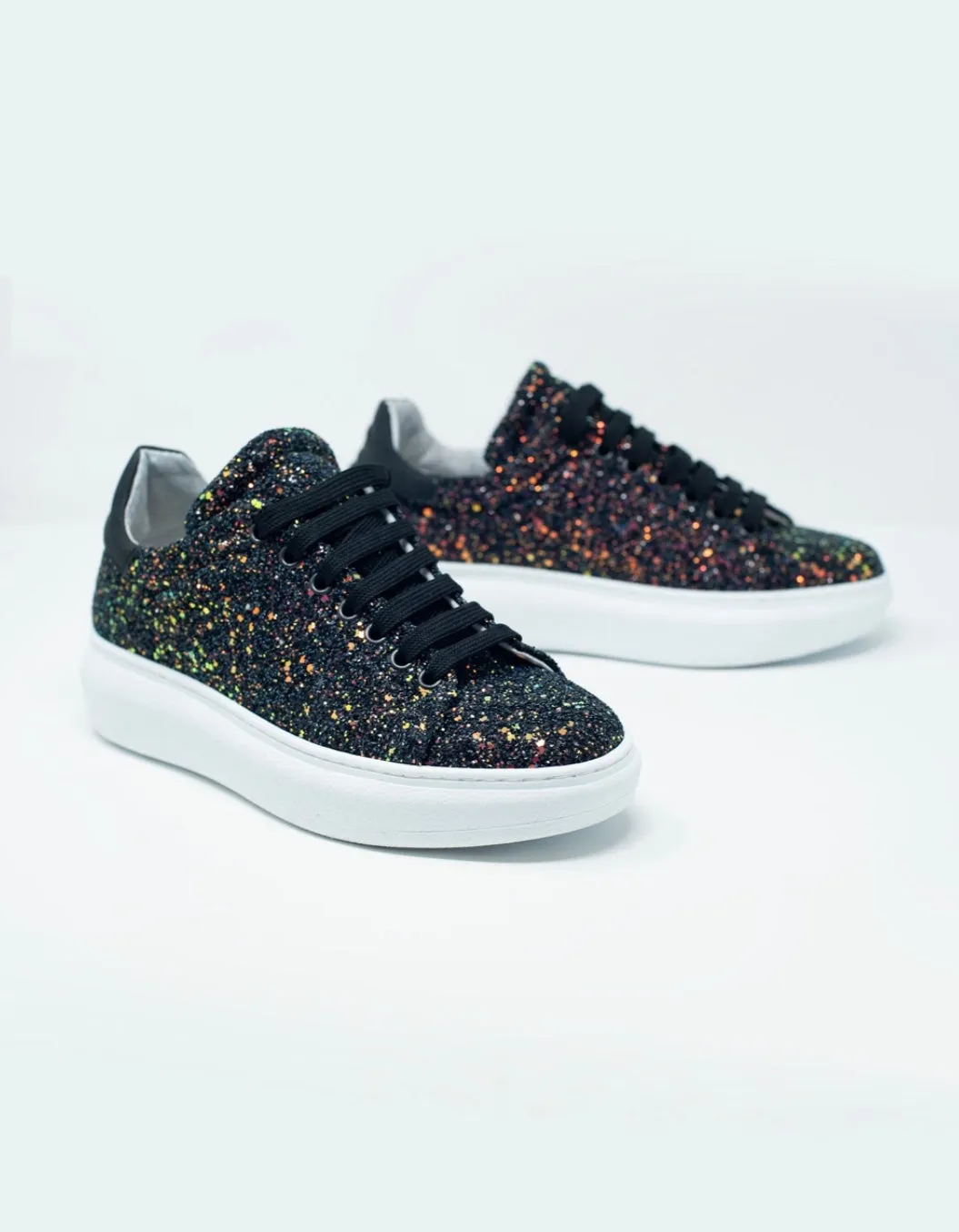 AMAZING Black or Gold Glitter Sneakers [Pre-Order]