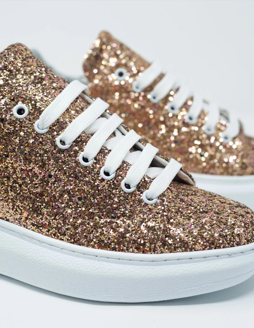 AMAZING Black or Gold Glitter Sneakers [Pre-Order]