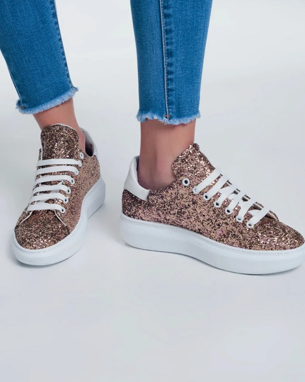AMAZING Black or Gold Glitter Sneakers [Pre-Order]