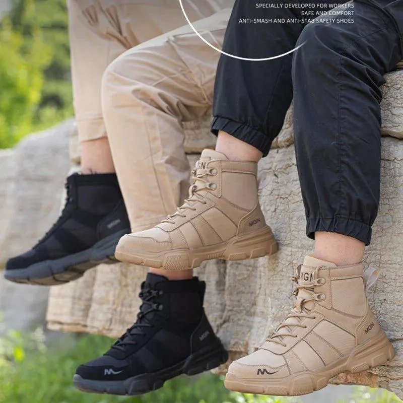 Arbeitsstiefel Sicherheitsschuhe Männer Stahlkappe Schuhe