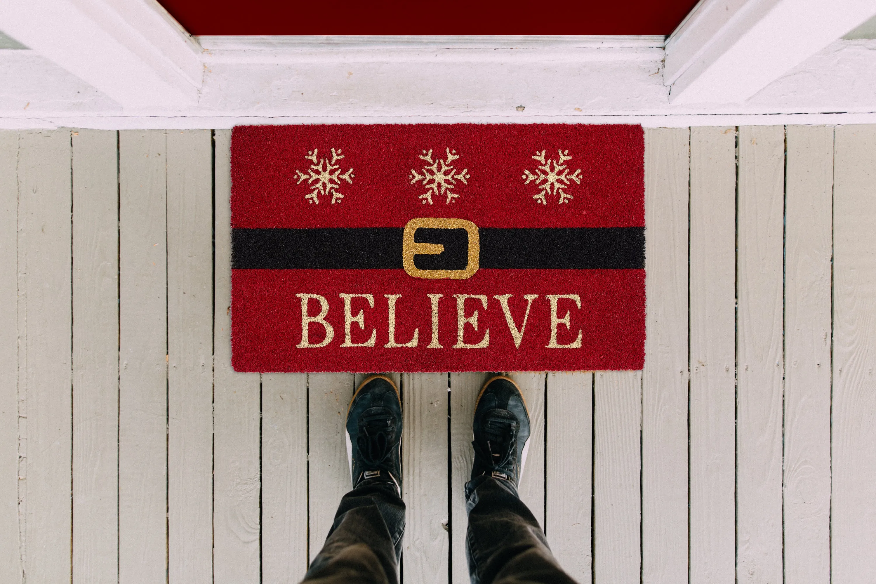 Believe Santa Doormat