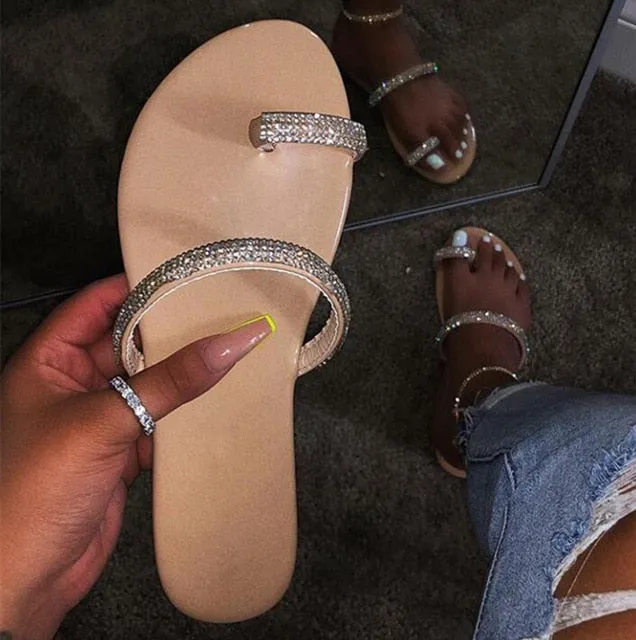 Blingy Glitter Beach/Outdoor Women Sandals