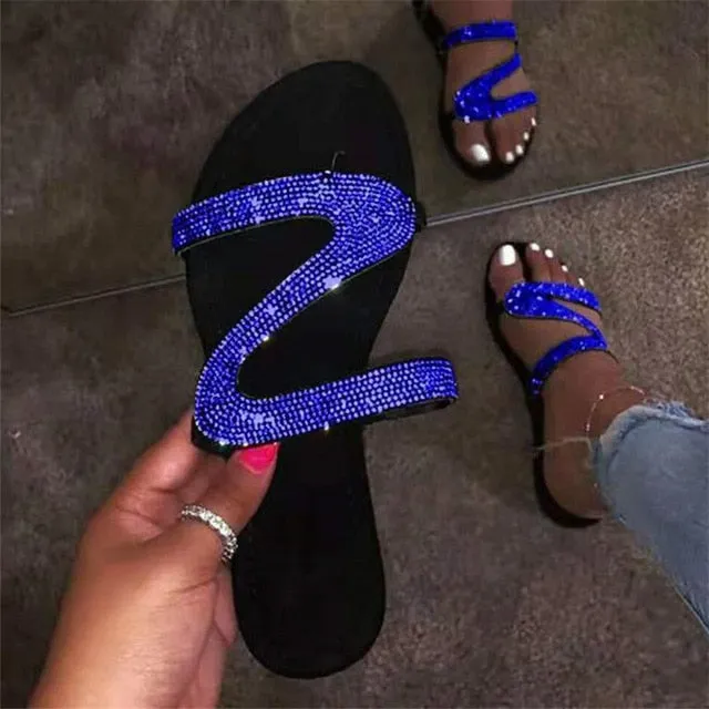 Blingy Glitter Beach/Outdoor Women Sandals