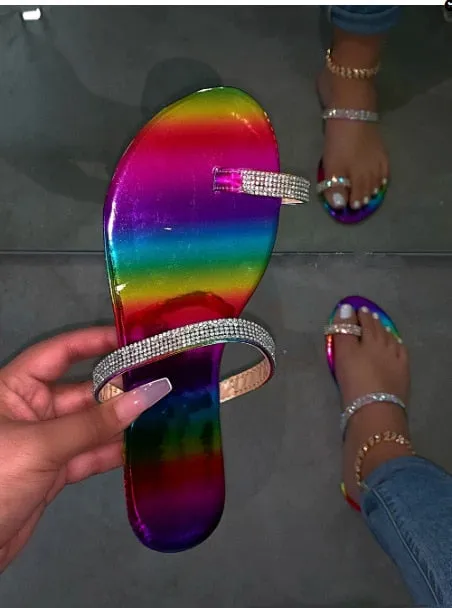 Blingy Glitter Beach/Outdoor Women Sandals