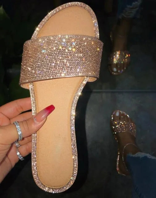 Blingy Glitter Beach/Outdoor Women Sandals
