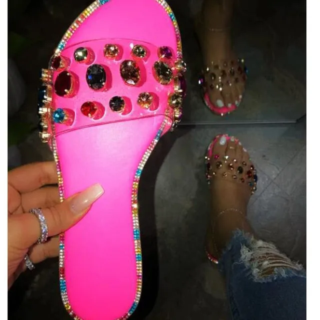 Blingy Glitter Beach/Outdoor Women Sandals