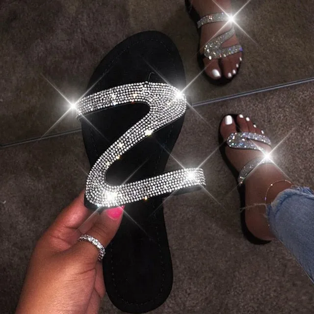 Blingy Glitter Beach/Outdoor Women Sandals