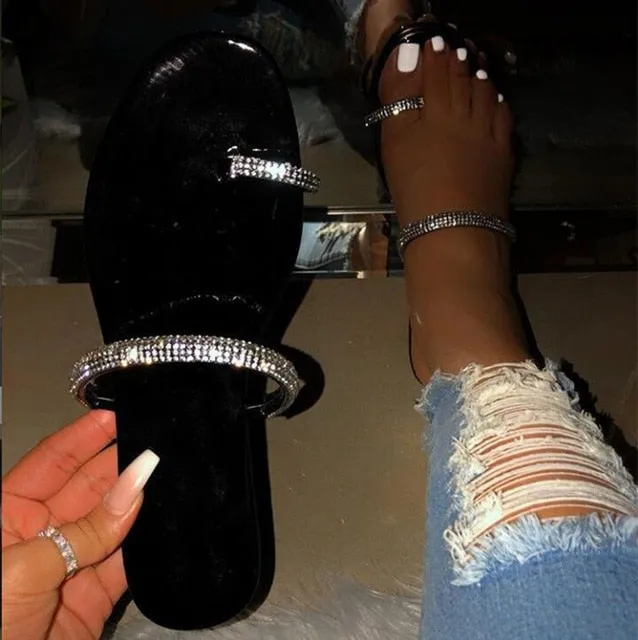 Blingy Glitter Beach/Outdoor Women Sandals