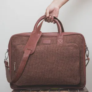 Brown Metal Laptop Bag