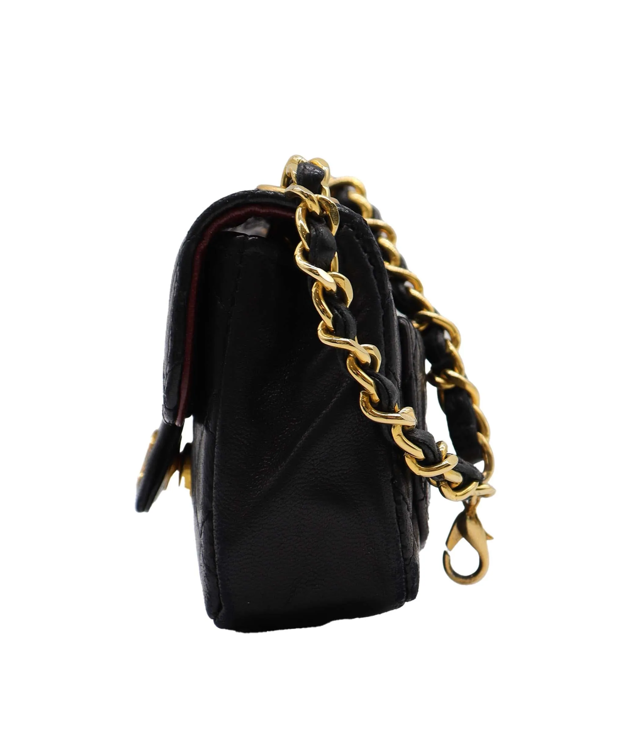 Chanel Minimini w/ chain GHW Black DXBS2361