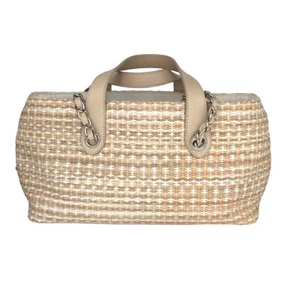 Chanel Straw Rattan Tote