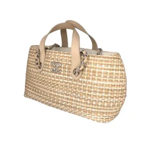 Chanel Straw Rattan Tote