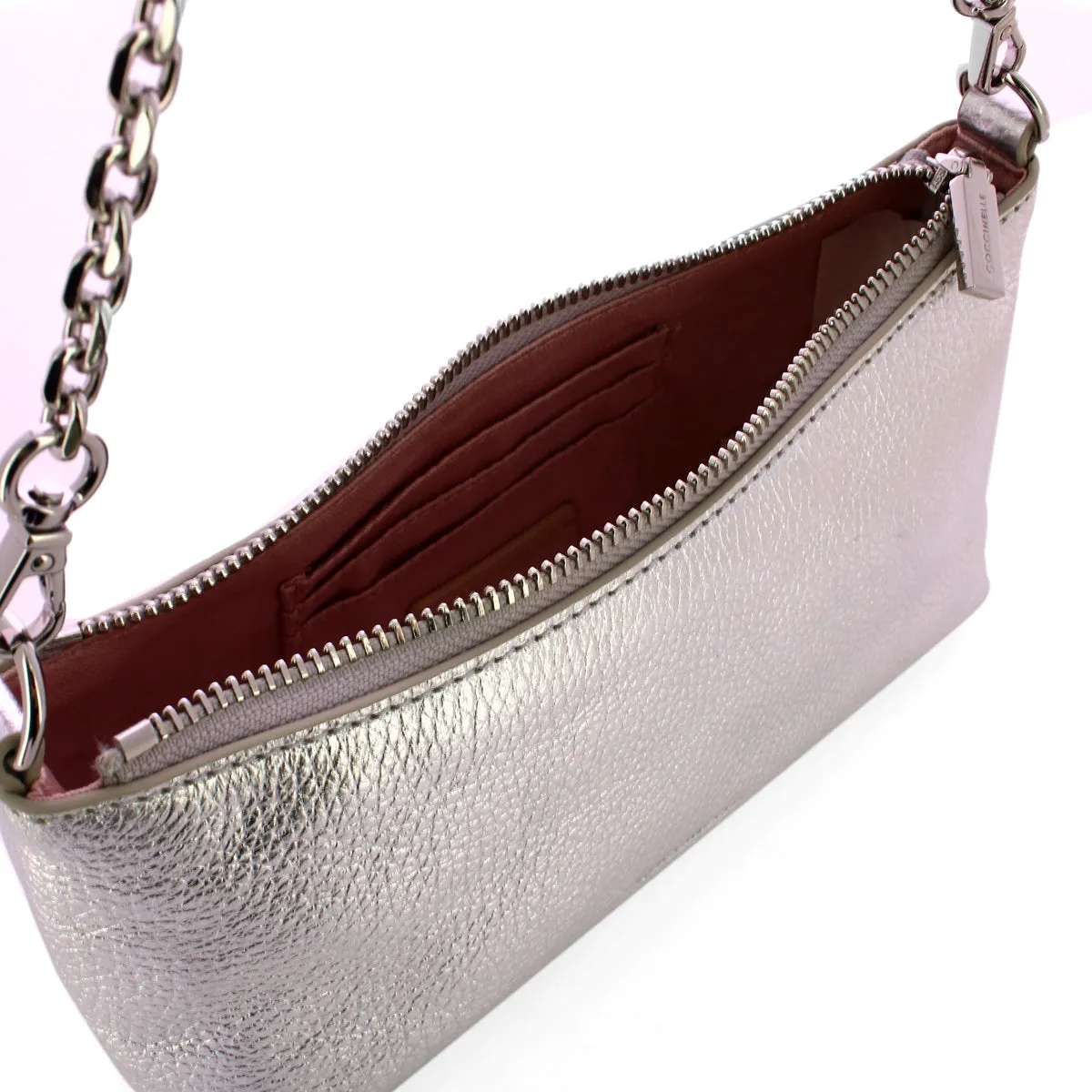 Coccinelle - Aura Silver Minibag - QH0550101 - SILVER