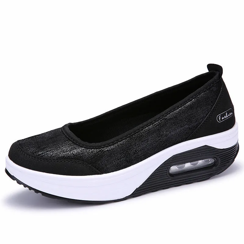 Comelyy Casual Platform Slip On Sneakers
