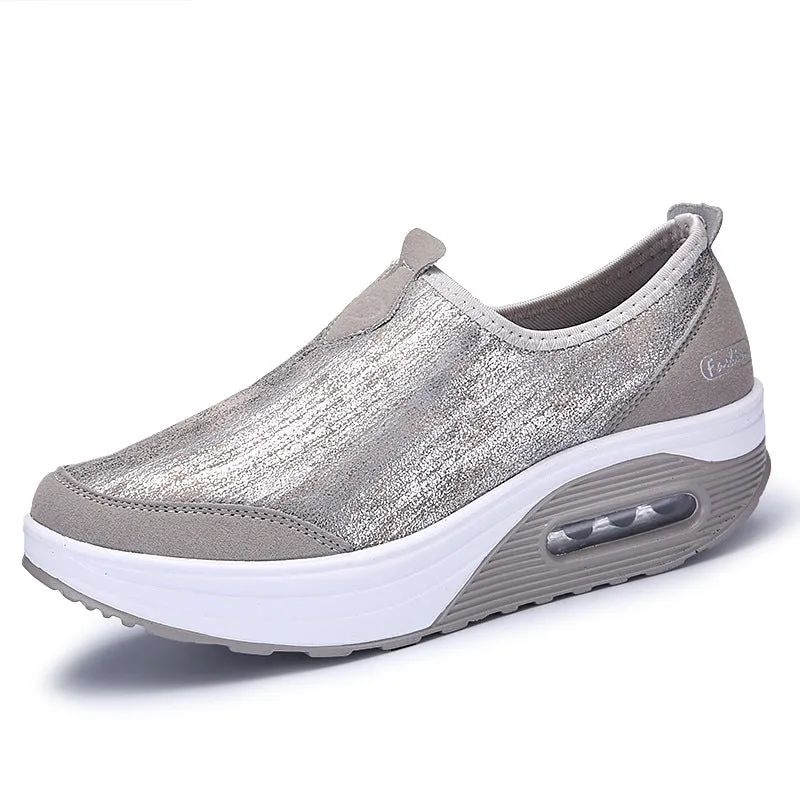 Comelyy Casual Platform Slip On Sneakers