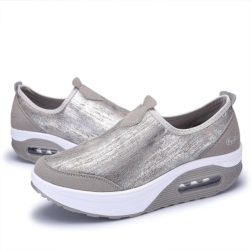 Comelyy Casual Platform Slip On Sneakers
