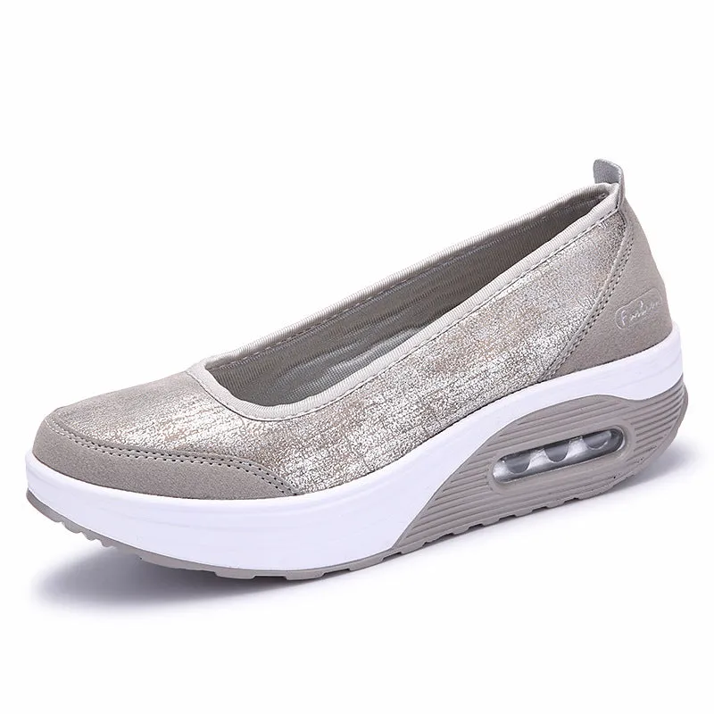 Comelyy Casual Platform Slip On Sneakers