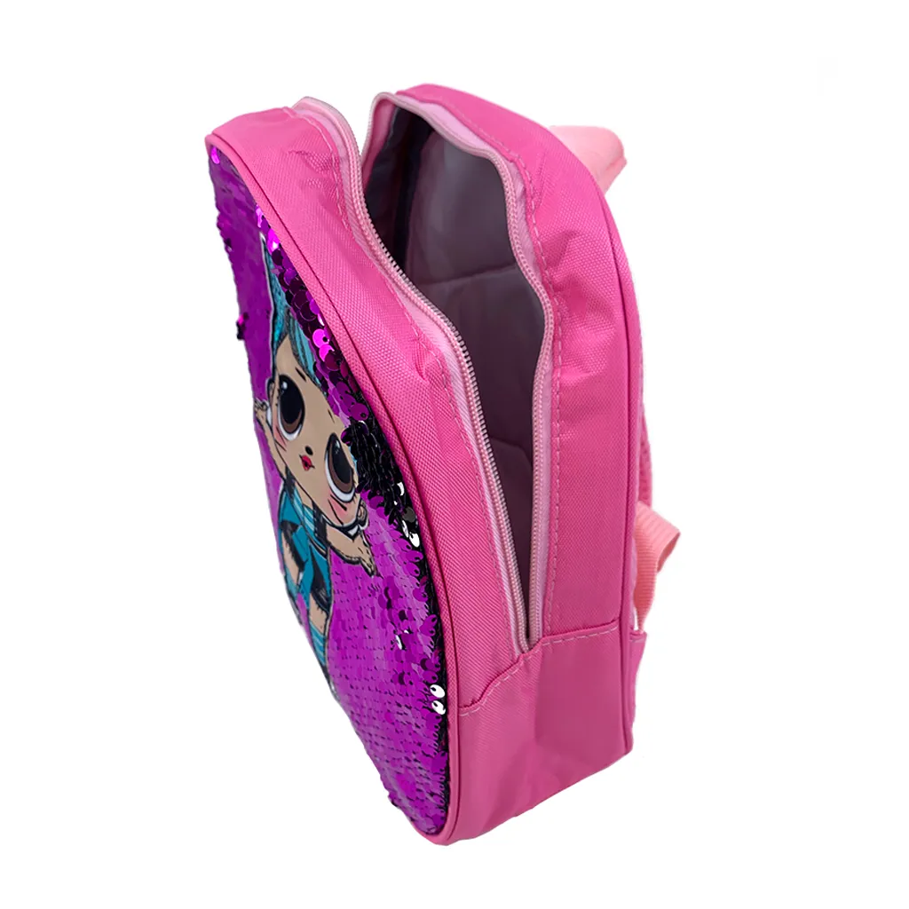 Disco Doll Sequins Mini Backpack - Purple
