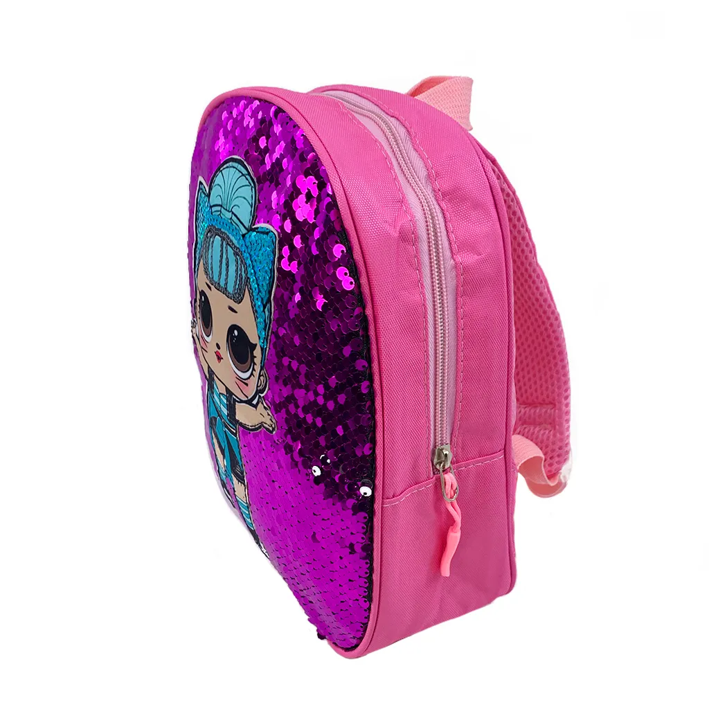 Disco Doll Sequins Mini Backpack - Purple