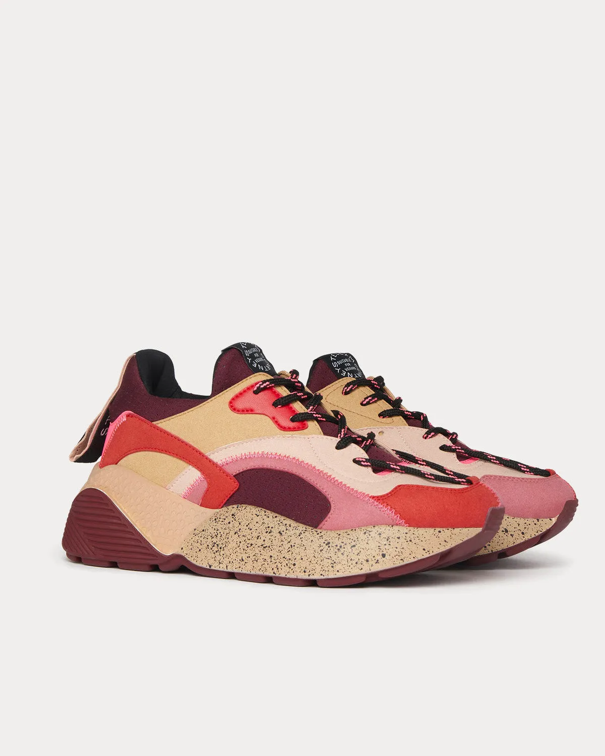 Eclypse Multicolour Red Low Top Sneakers