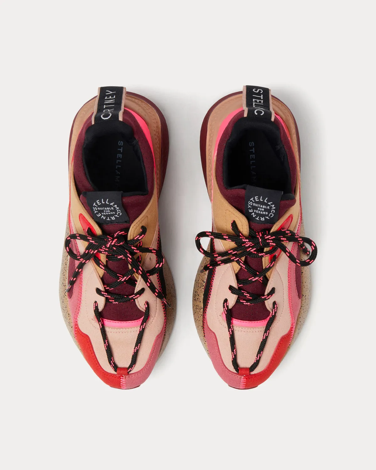Eclypse Multicolour Red Low Top Sneakers