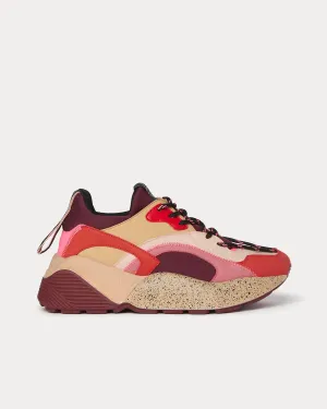 Eclypse Multicolour Red Low Top Sneakers