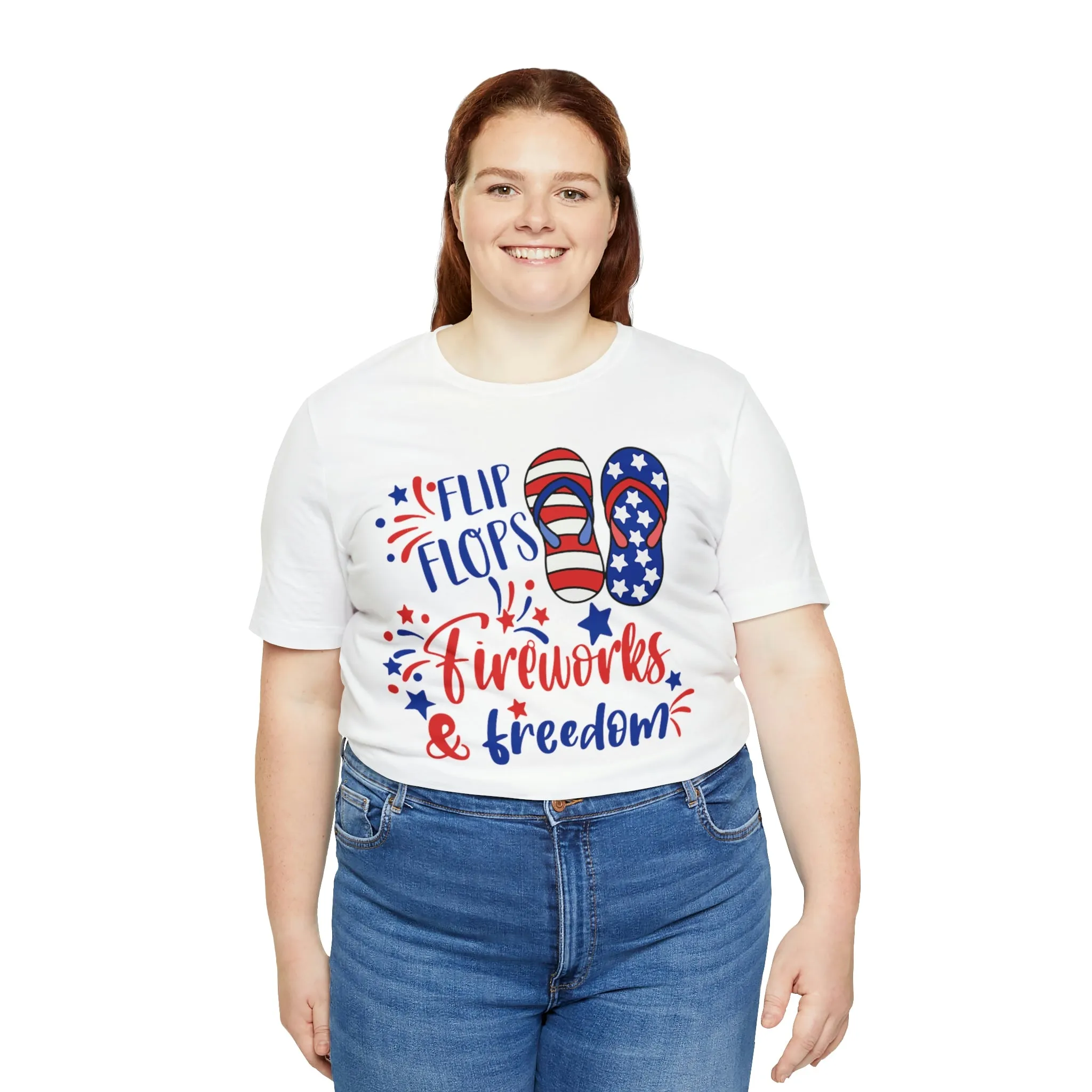 Flip Flops Fireworks & Freedom Shirt