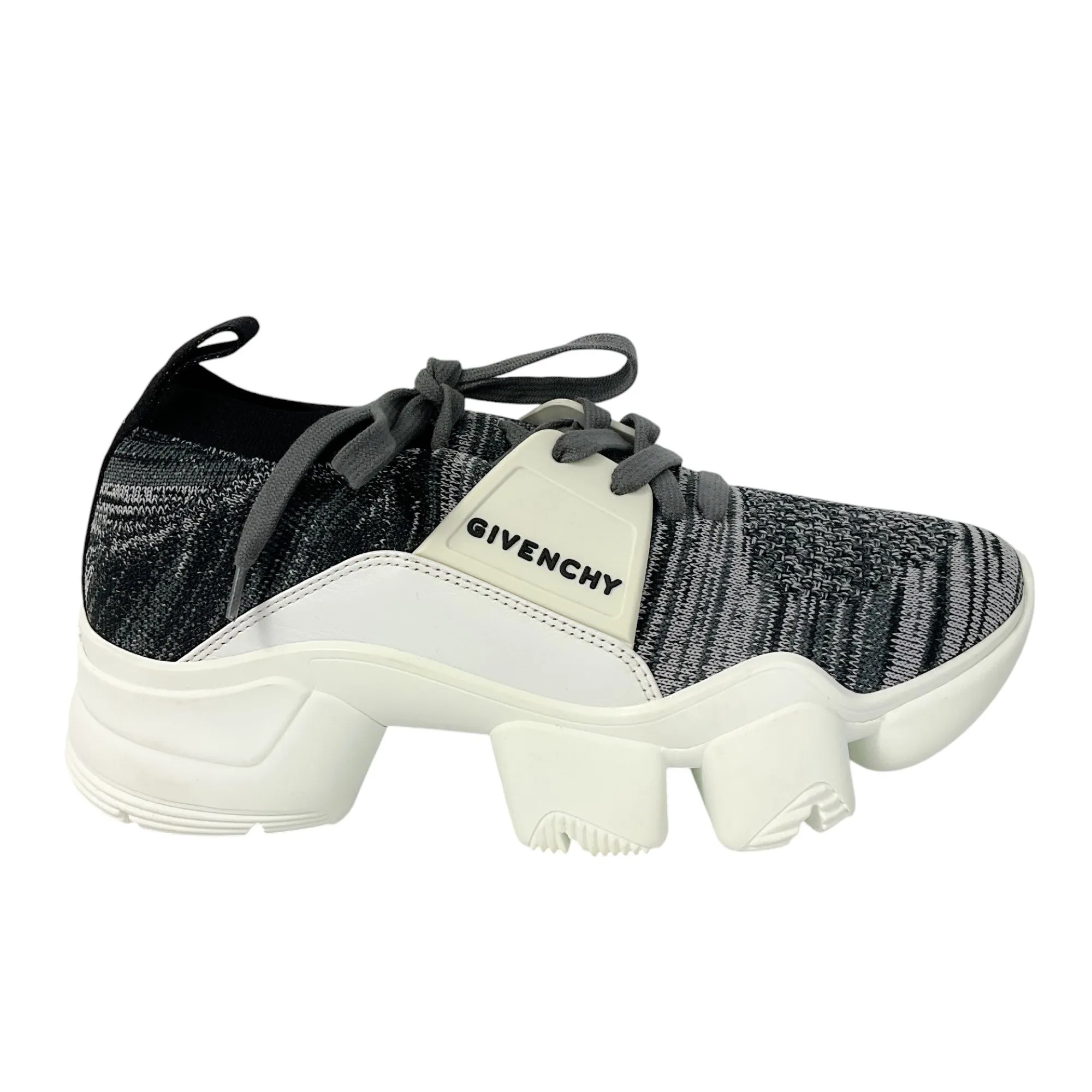 Givenchy Black / White Jaw Knit Low Top Sneakers