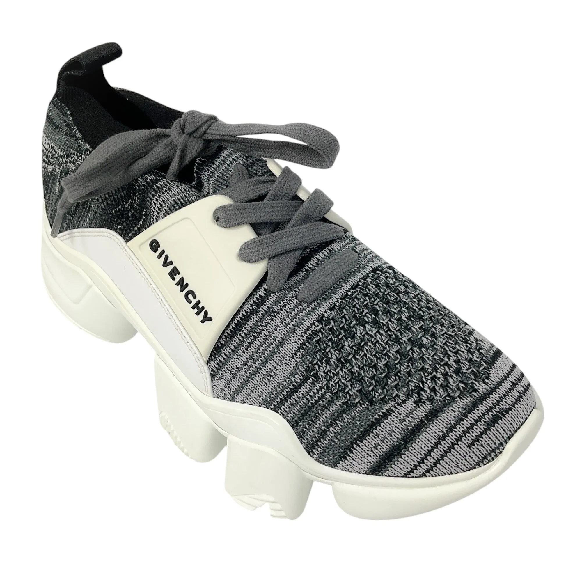 Givenchy Black / White Jaw Knit Low Top Sneakers