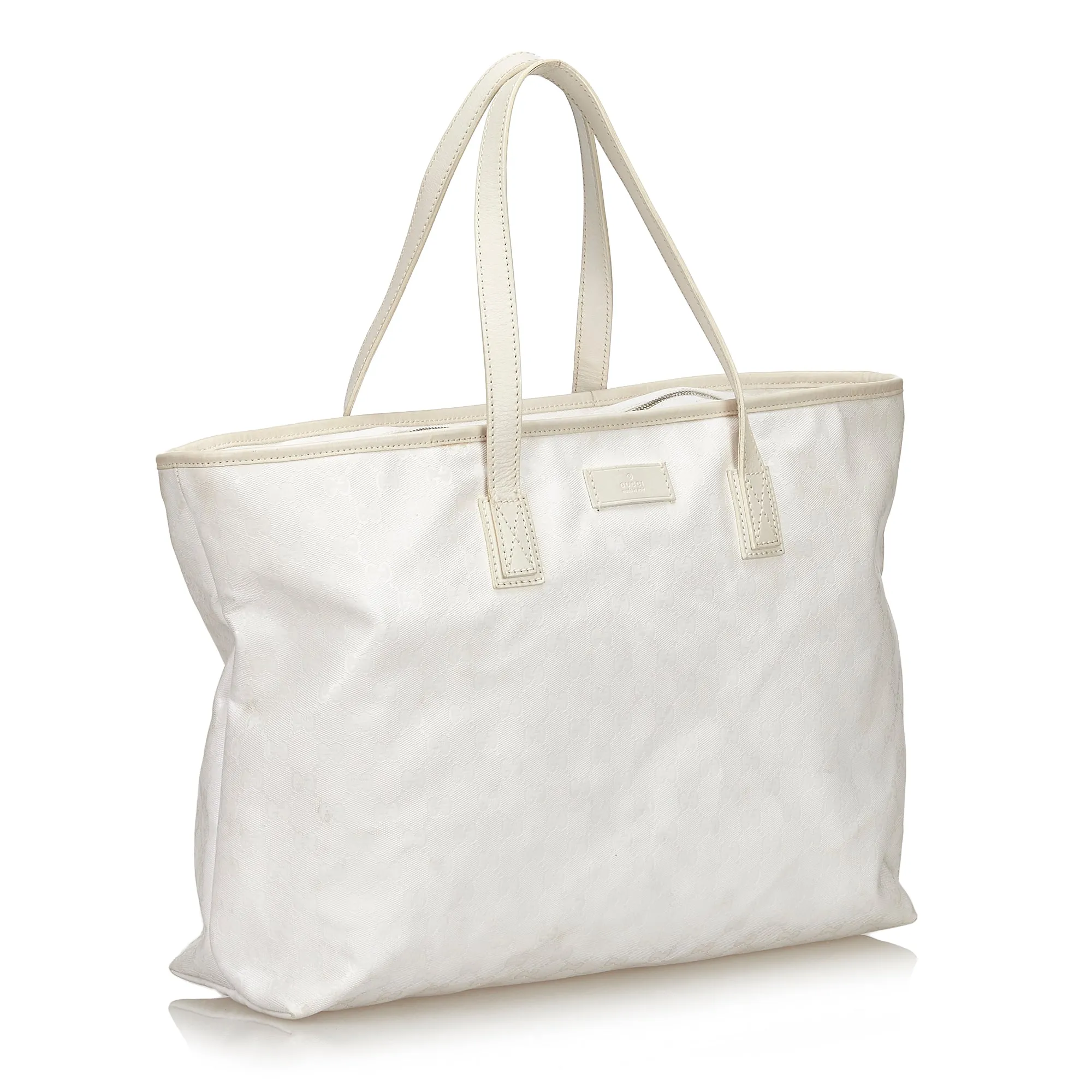 Gucci GG Imprime White Supreme Tote Bag