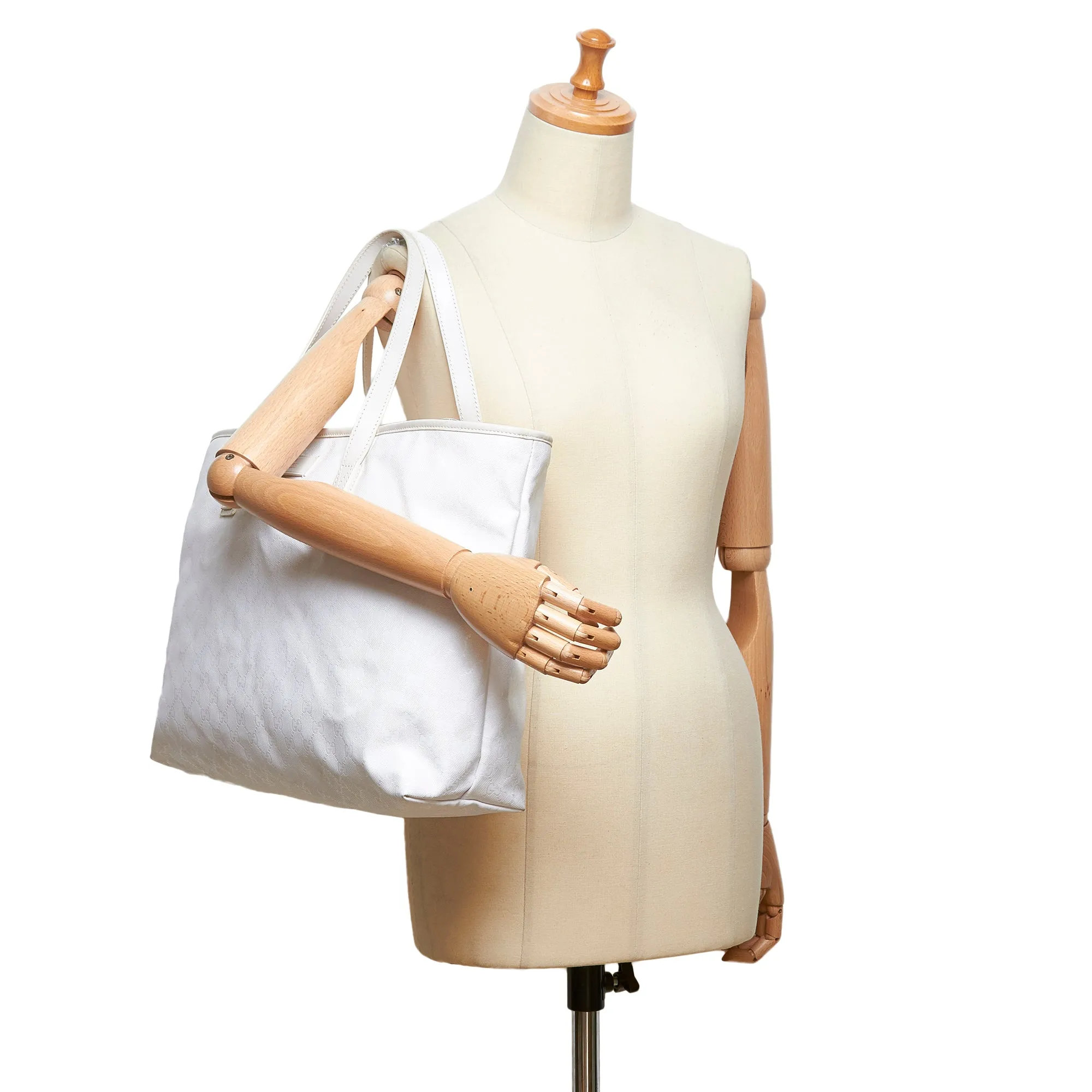 Gucci GG Imprime White Supreme Tote Bag