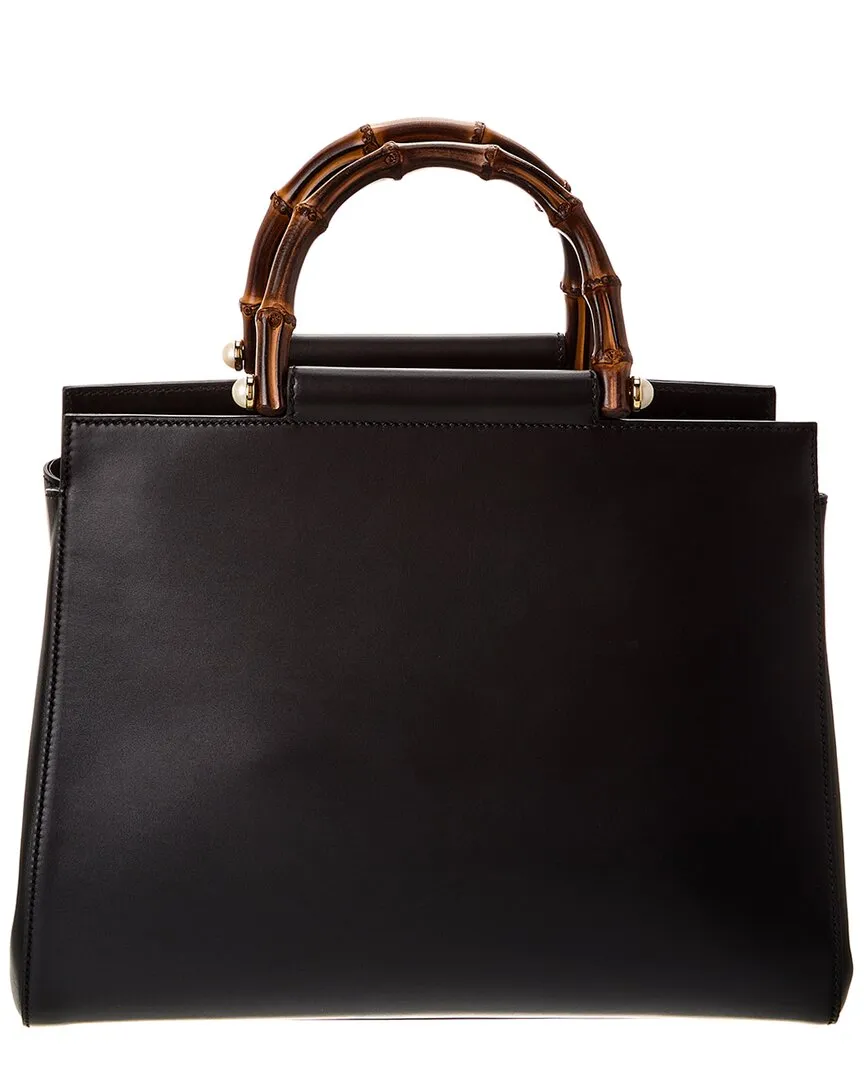 Gucci Nymphea Leather Top Handle Tote