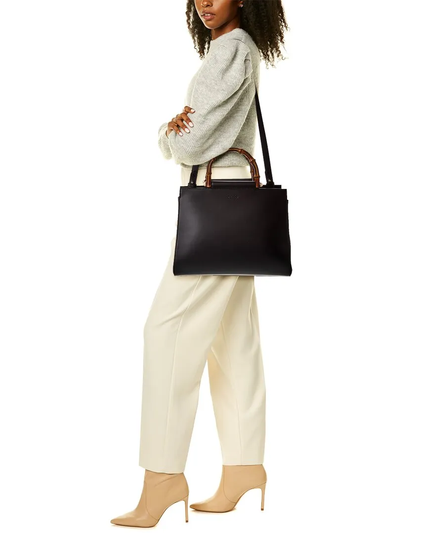 Gucci Nymphea Leather Top Handle Tote