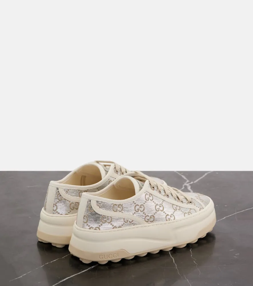 Gucci Tennis 1977 GG Canvas platform sneakers