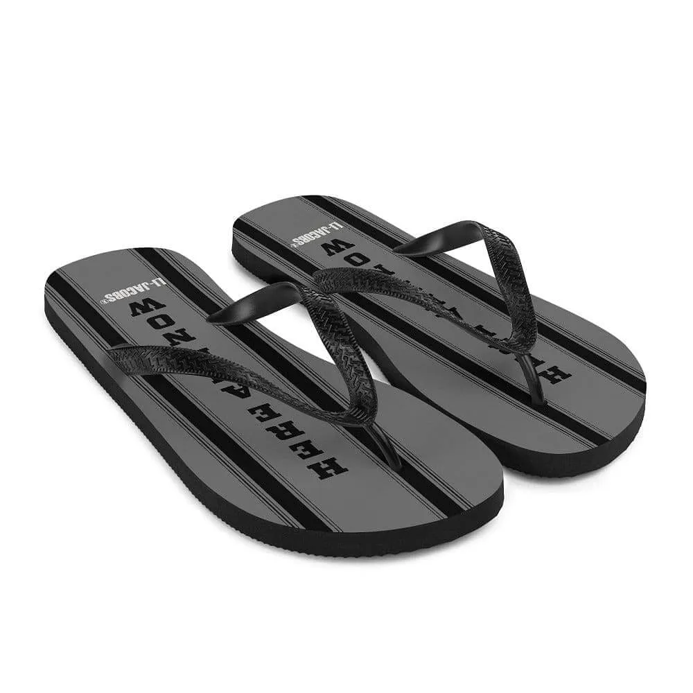 Here and Now Unisex Flip-Flops Sandals - Grey