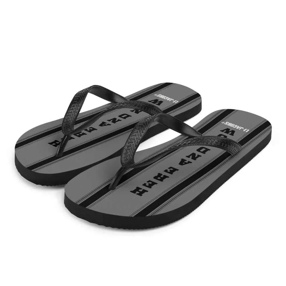 Here and Now Unisex Flip-Flops Sandals - Grey