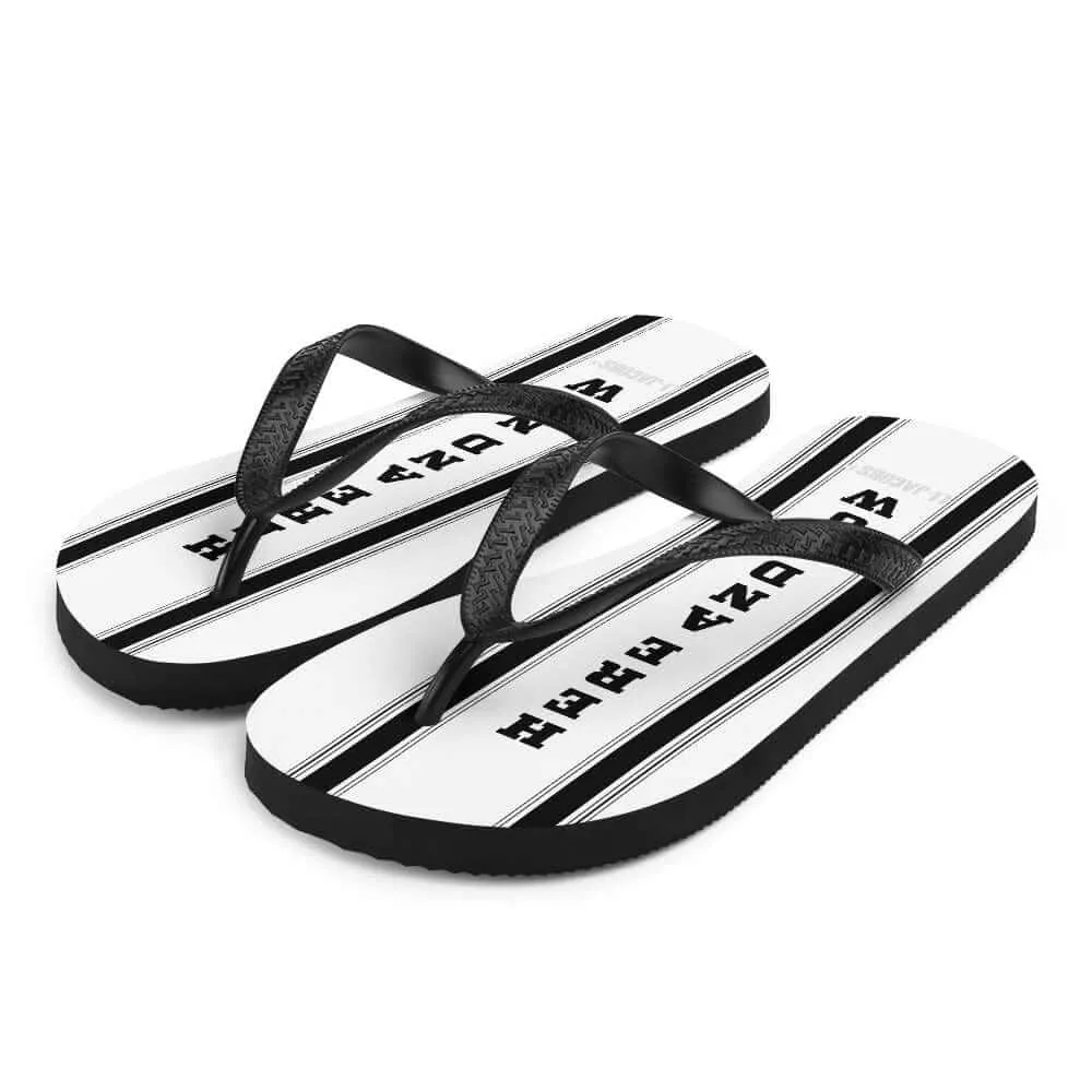 Here and Now Unisex Flip-Flops Sandals - White