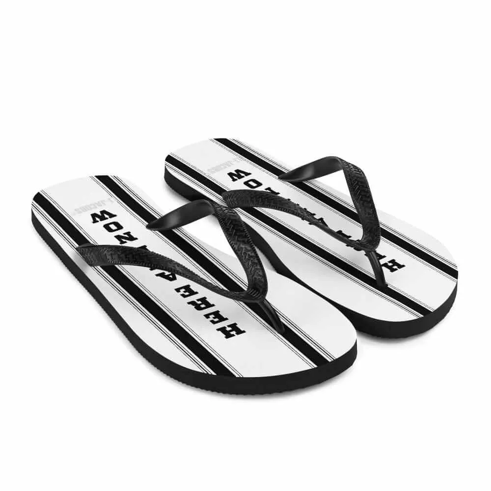 Here and Now Unisex Flip-Flops Sandals - White