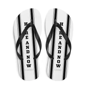 Here and Now Unisex Flip-Flops Sandals - White