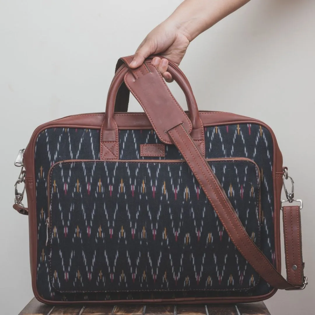Ikat African Wave Laptop Bag
