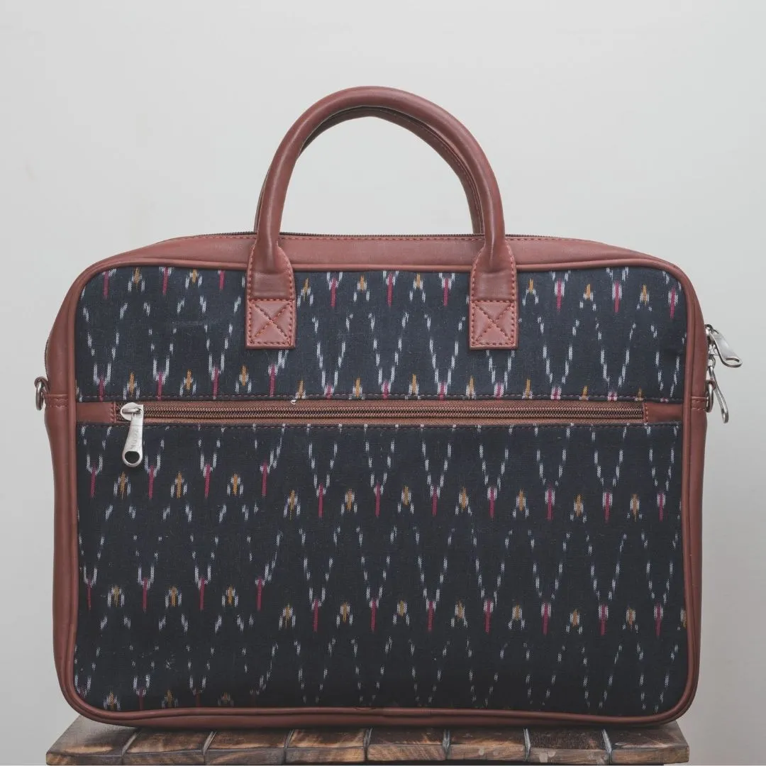 Ikat African Wave Laptop Bag