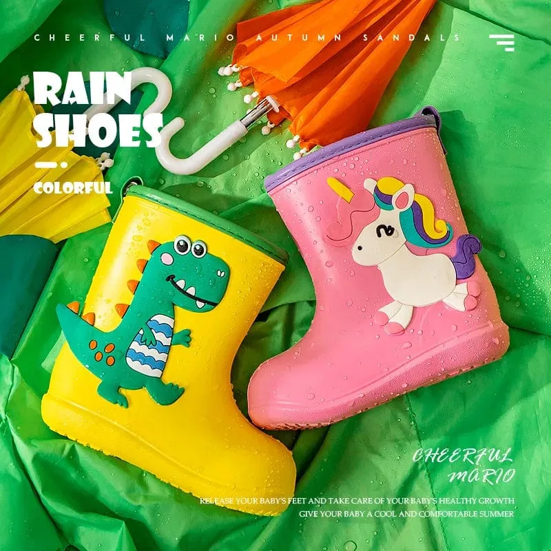 Kids Non-Slip Rubber Boots