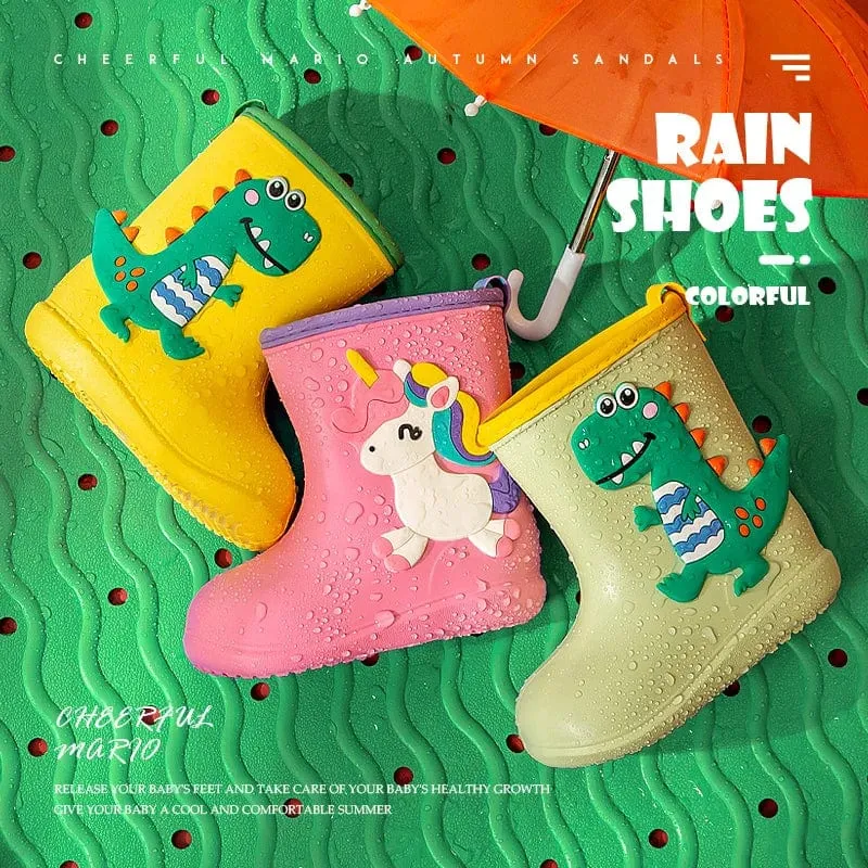 Kids Non-Slip Rubber Boots