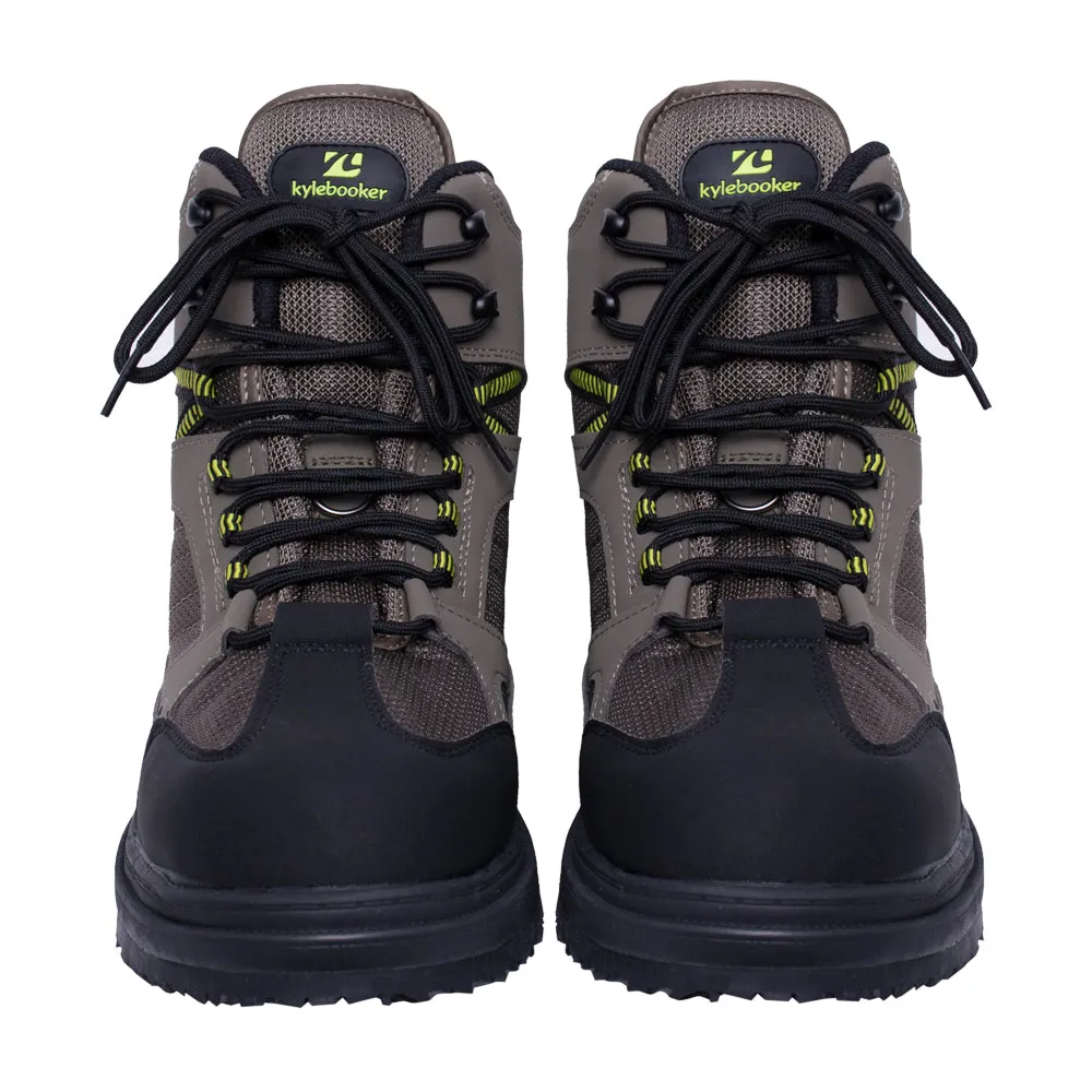 Kylebooker Fly Fishing Rubber Sole Wading Boots Waders Shoes WB002